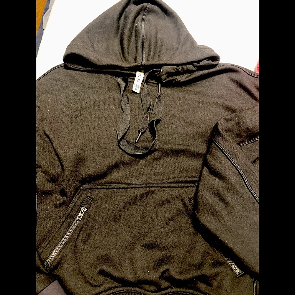 XS Athleta crop hoodie - Black